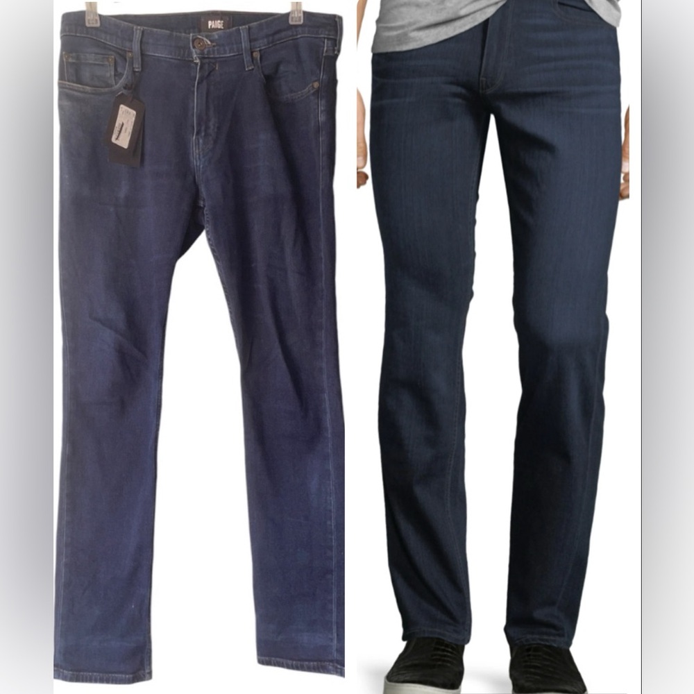 NWT Paige Lennox “Frankie”  Dark Men's Slim Jean Size 34